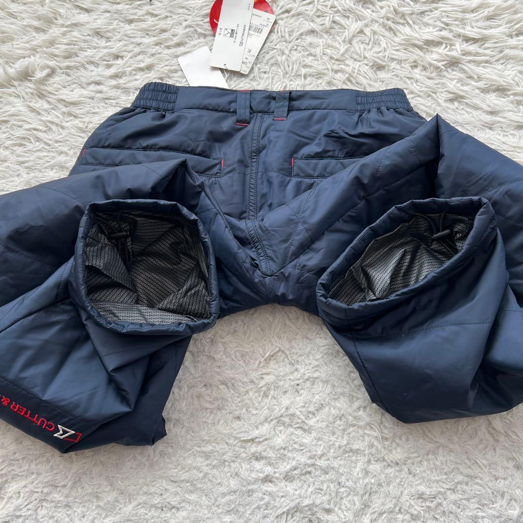 美品　Cutter&Buck タグ付き　ナイロン　中綿　セットアップ　撥水　刺繍