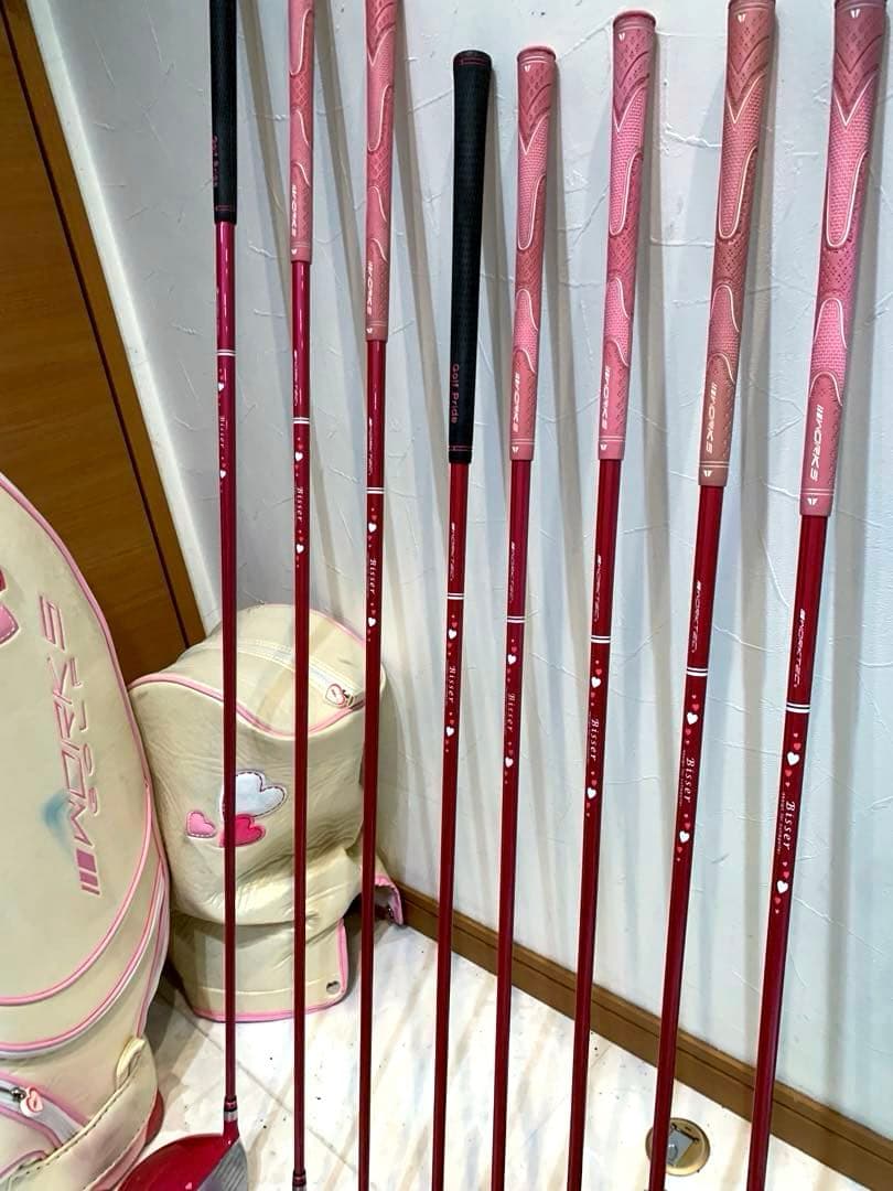 レディース　ゴルフクラブ セット　ワークス　ビゼ　可愛く優しい