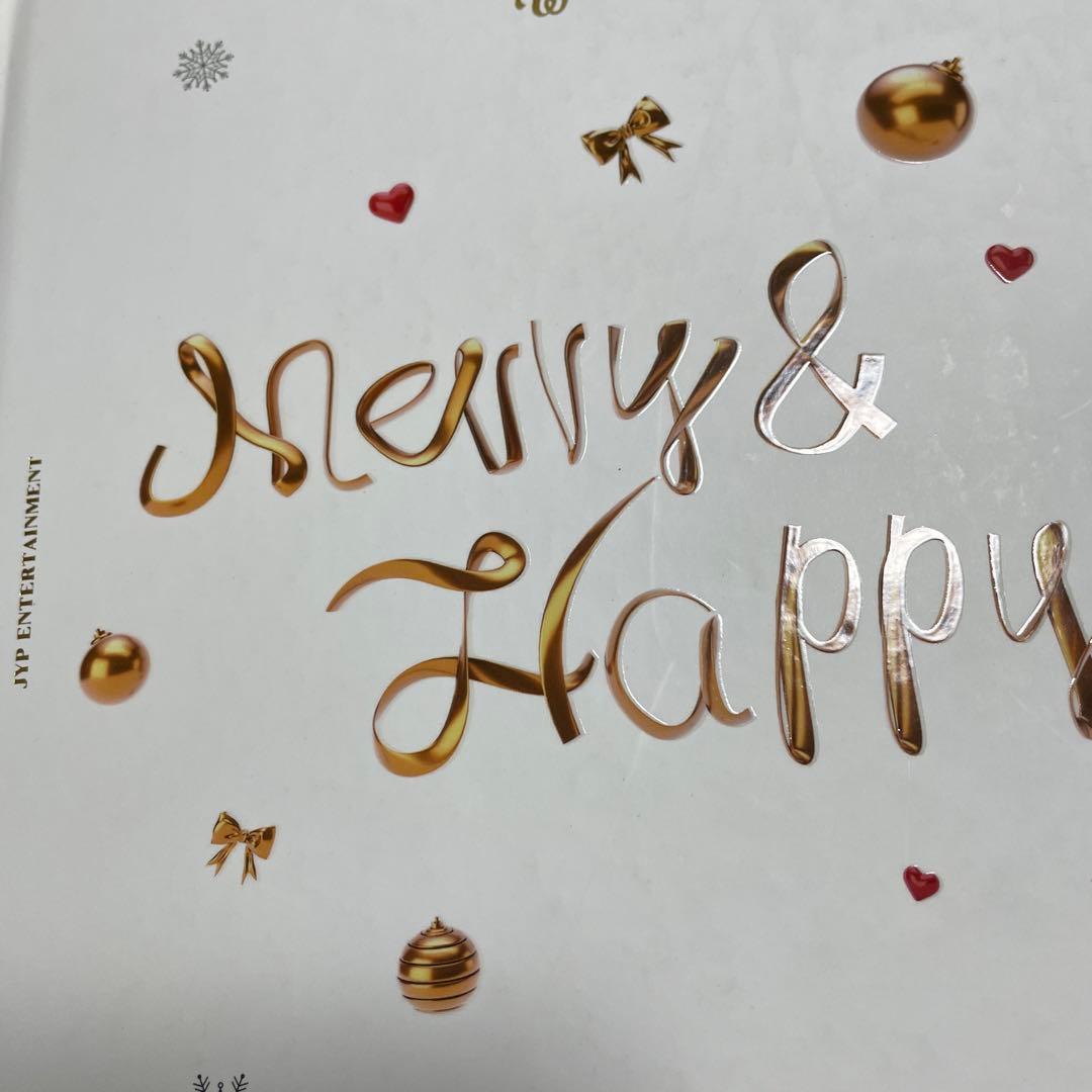 トゥワイスTWICE公式正規品モノグラフMerry&Happyトレカ、DVD付き