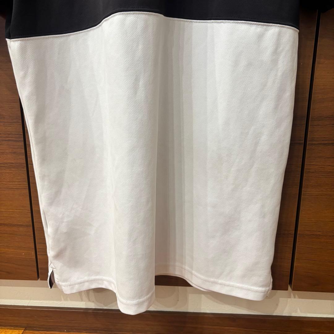 BRIEFING GOLF 半袖ポロシャツ 黒/白