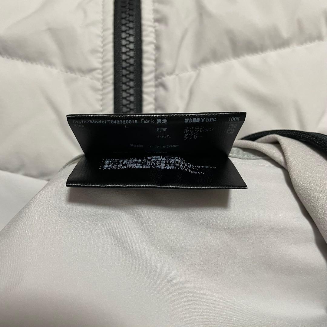 定価9万　新品　TFW49 ダウンブルゾン　セットアップ　ゴルフ　グレー　L