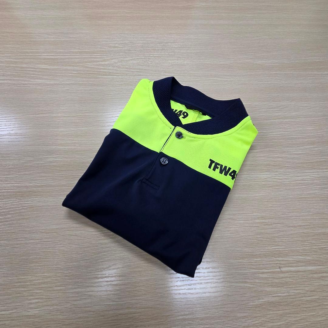 SANRISE × TFW49 サイドメッシュ COLLARLESS POLO