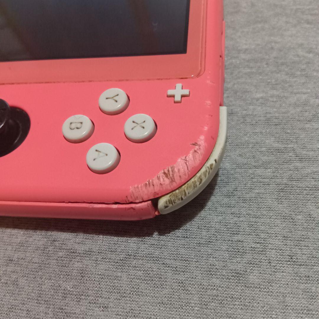 Nintendo Switch Lite ピンク　動作確認済み 外装ダメージ大