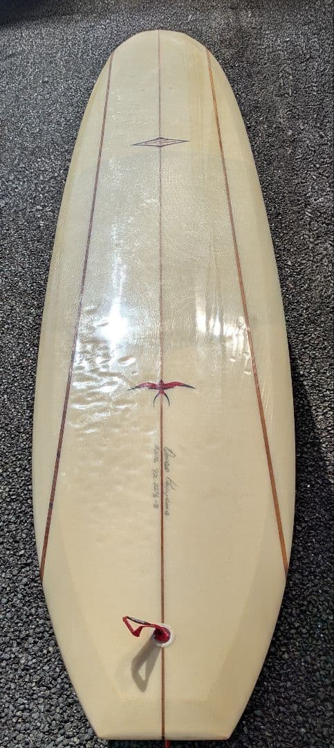 HPDドナルドタカヤマ ロングボード 9'2\"中古 レッドフィン