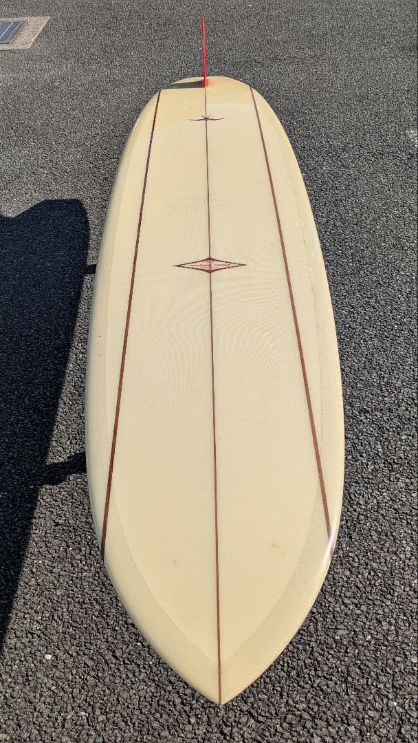 HPDドナルドタカヤマ ロングボード 9'2\"中古 レッドフィン