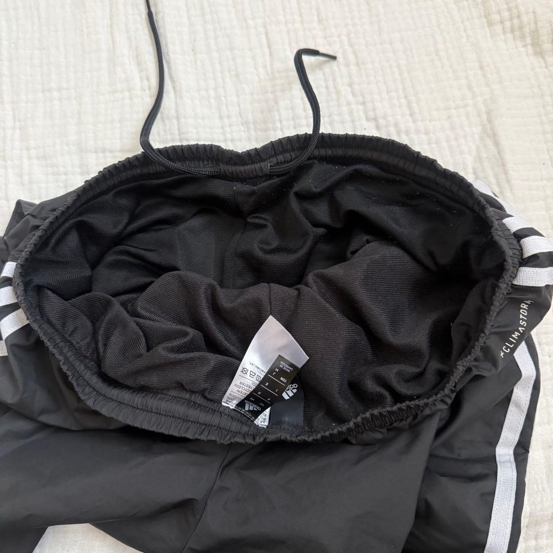極美品☆adidas ウィンドブレーカー　パンツ　上下セット　黒ブラック　M