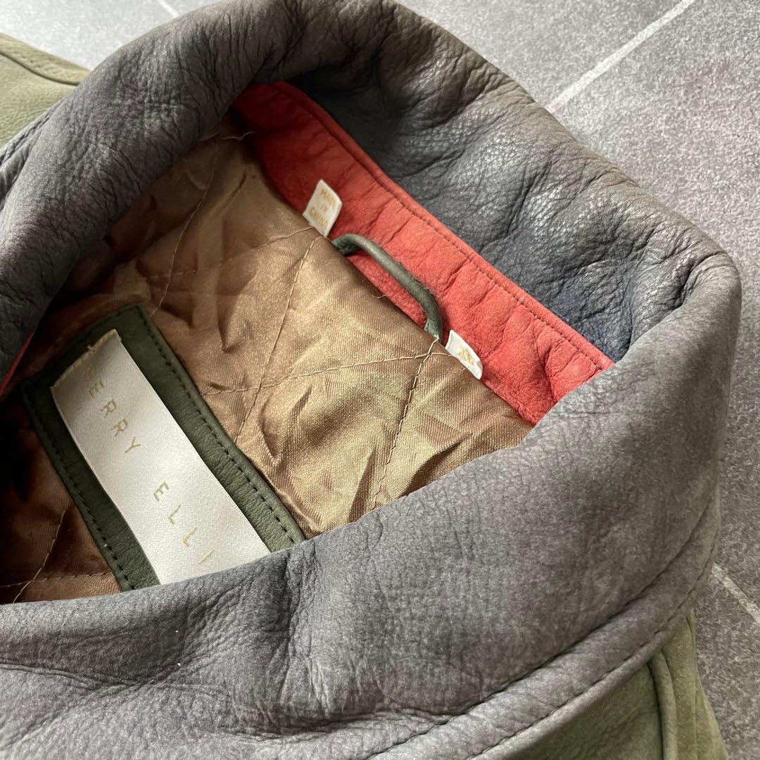 90s vintage 本革 レザーブルゾン ドリズラージャケット XL