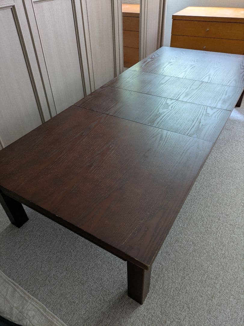 リビングローテーブル【伸縮式】