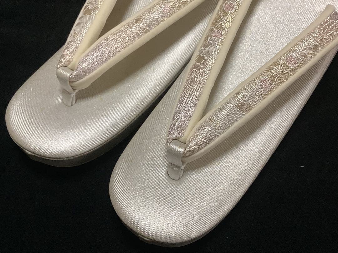 日本製　紗織謹製　フォーマル用草履バックセット　Lサイズ