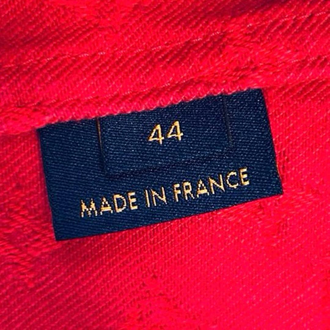 ルイヴィトン LOUIS VUITTON デニムジャケット モノグラム レッド