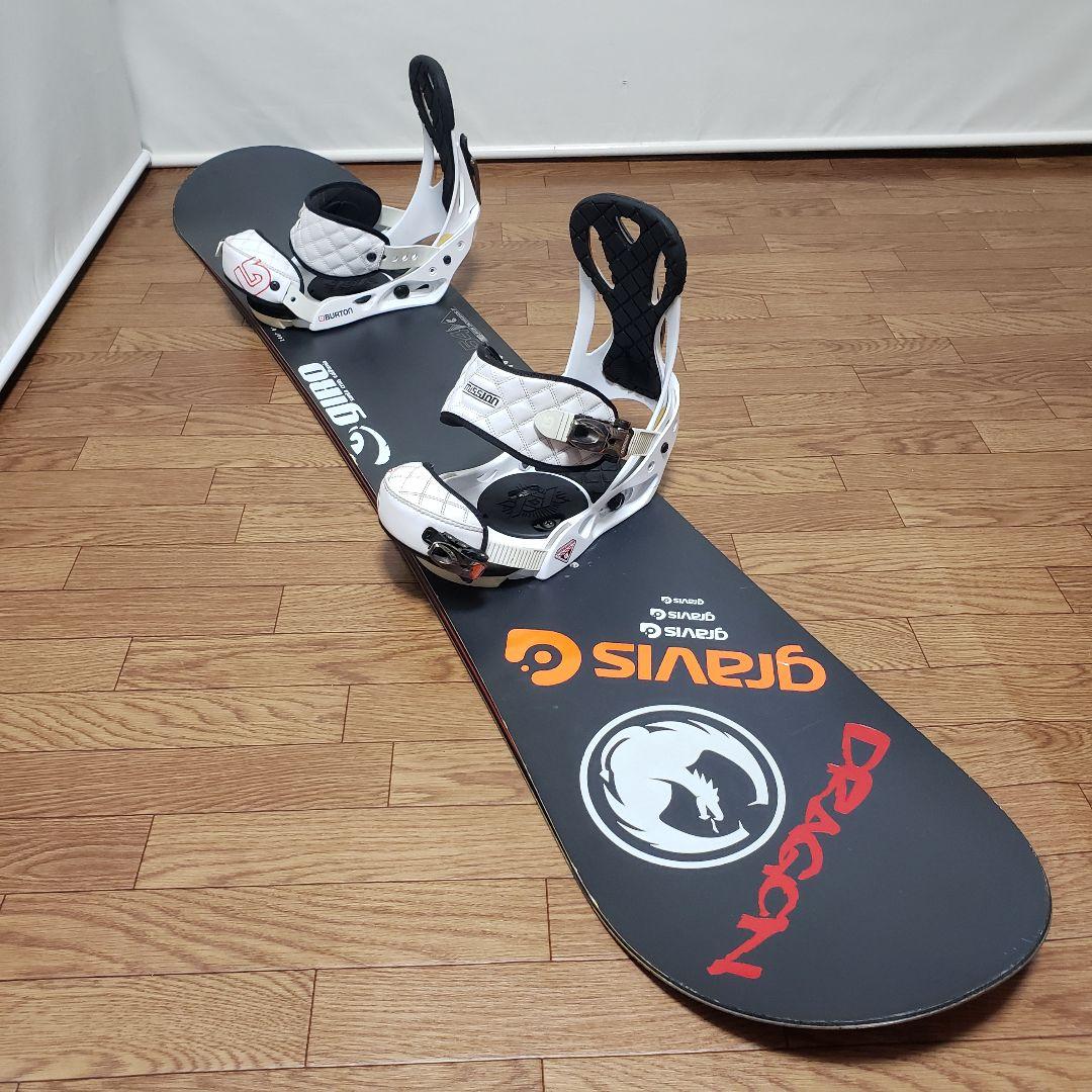BURTON Custom x mission 154cm スノーボードセット