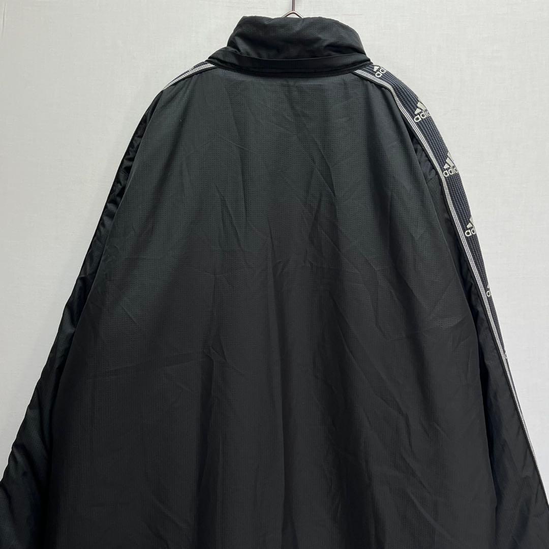 00s 【adidas】CLIMAWARM ベンチコート ロング 防寒 スポーツ
