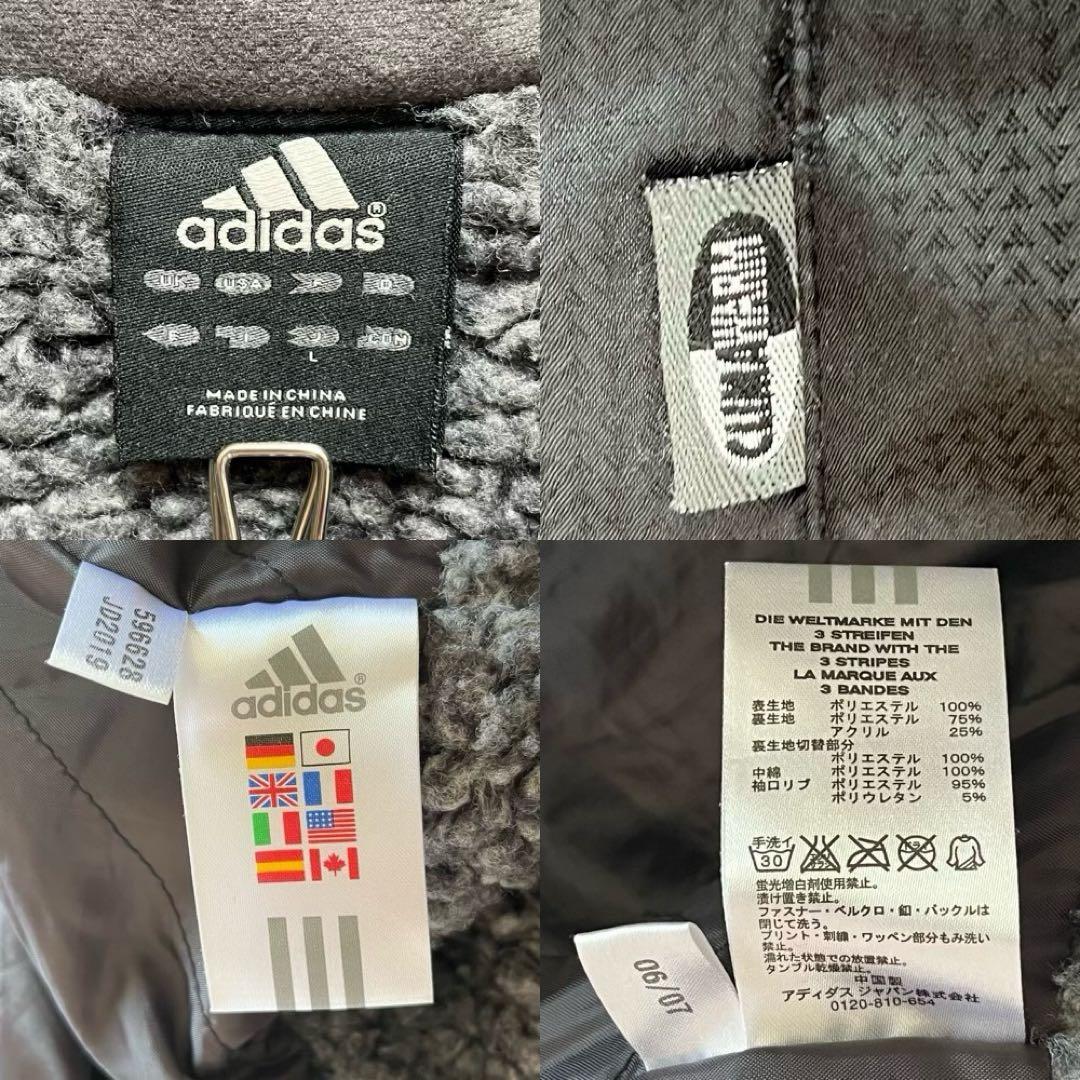 00s 【adidas】CLIMAWARM ベンチコート ロング 防寒 スポーツ