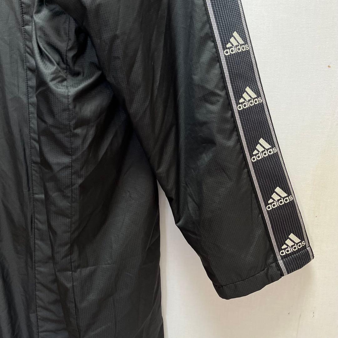 00s 【adidas】CLIMAWARM ベンチコート ロング 防寒 スポーツ