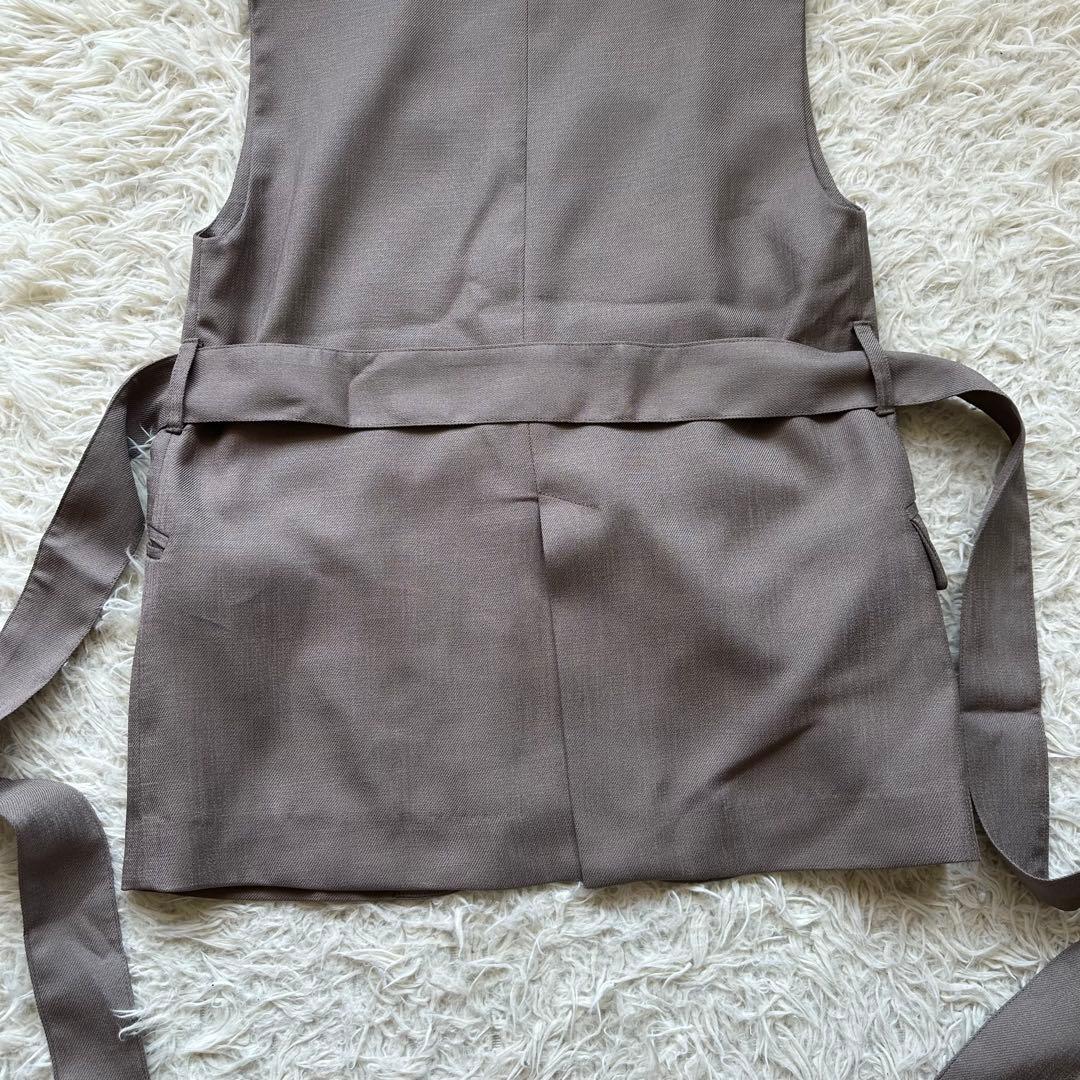 美品✨STRATA エストラータ　ノーカラージレ　ベルト付き　小さいサイズ　小柄