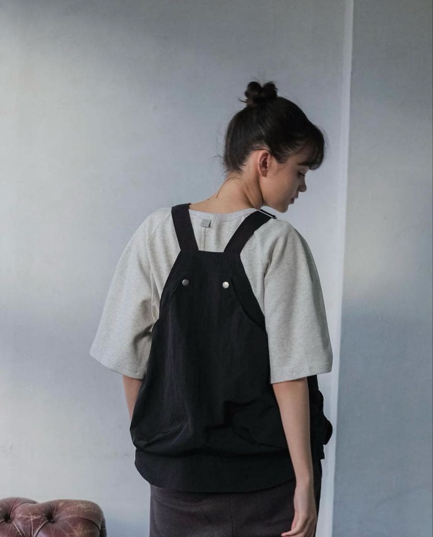 【タグ付き新品未使用】FASHIRU フィッシングナイロンベスト　ブラック