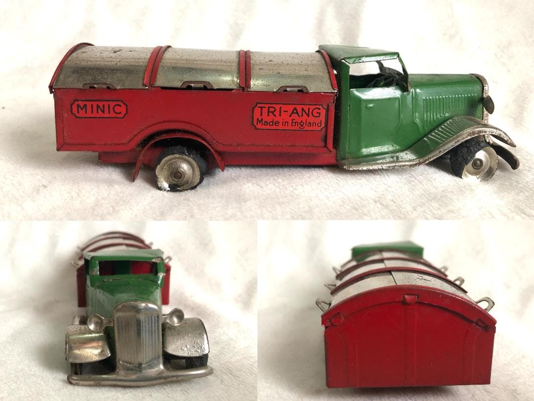 【当時物】英国製 Tri-ang Minic 10台セット 鍵6本付