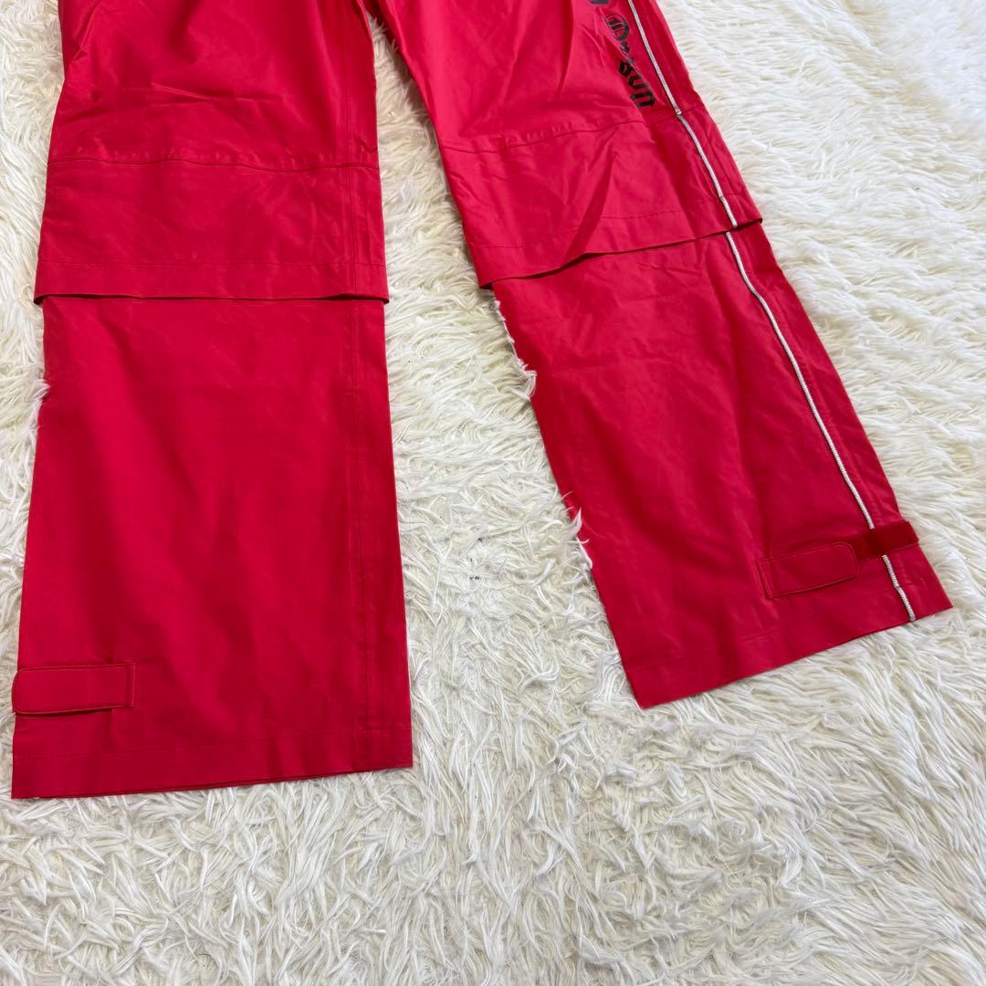 【ダンスウィズドラゴン】美品 レインウェア レッド 上下 Mサイズ メンズ