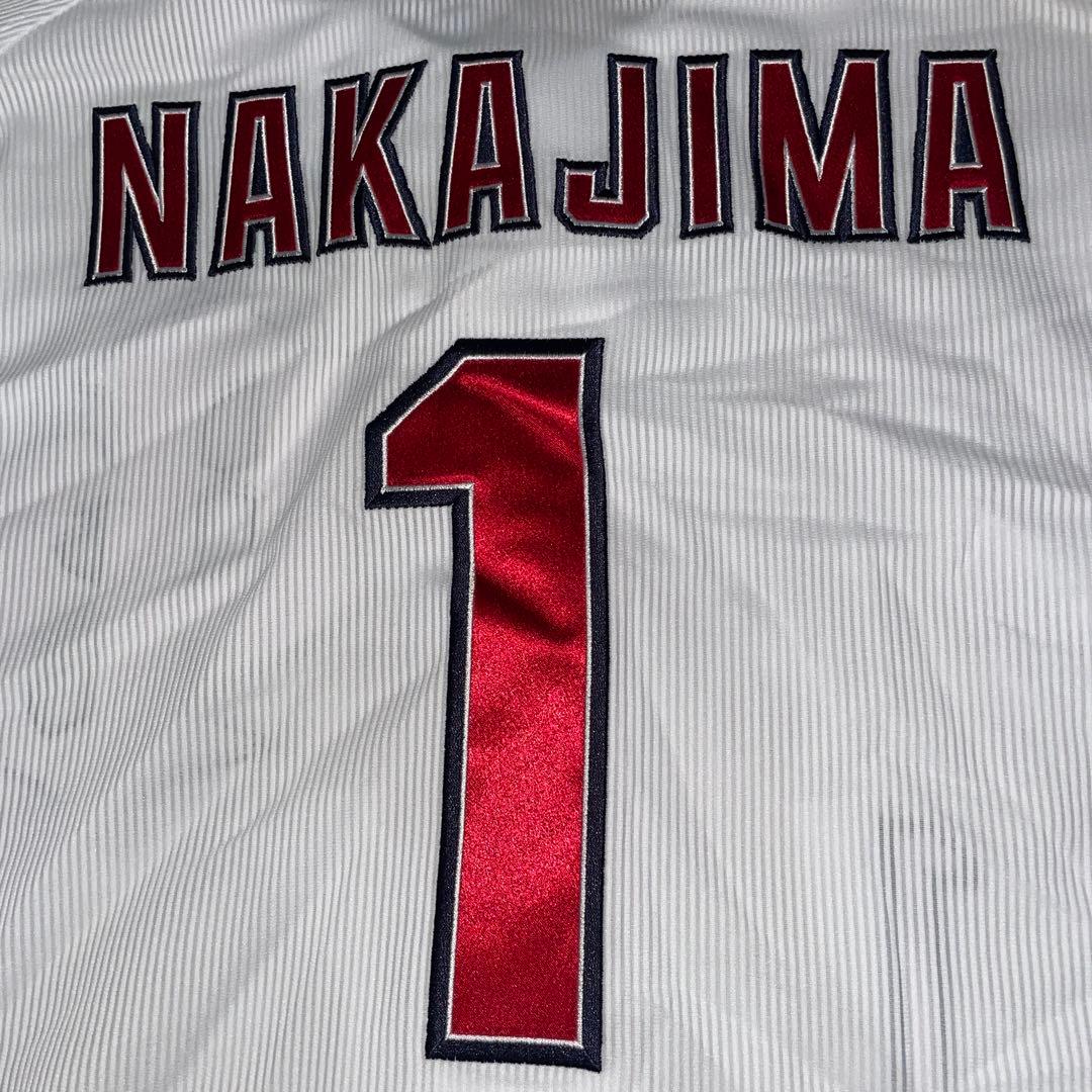 【Ｌサイズ・タグ付き】オリックス 中島宏之 2018 サード ユニフォーム