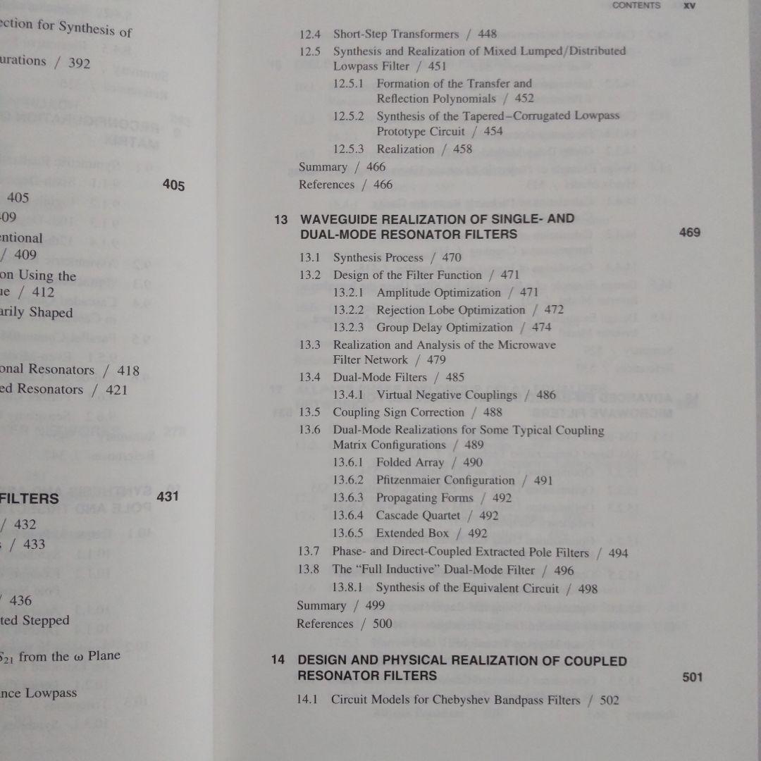 洋書 Microwave Filters for Communication