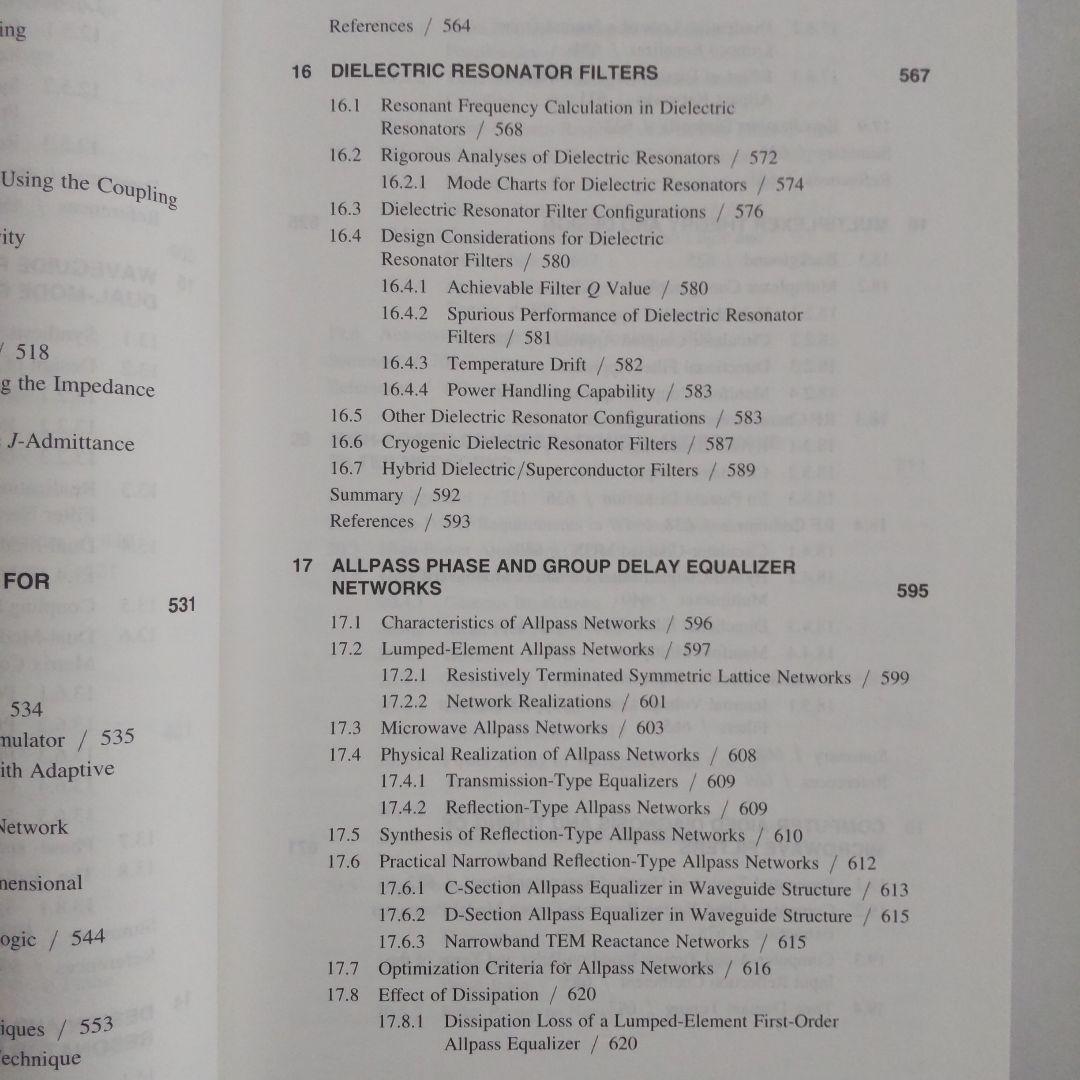 洋書 Microwave Filters for Communication