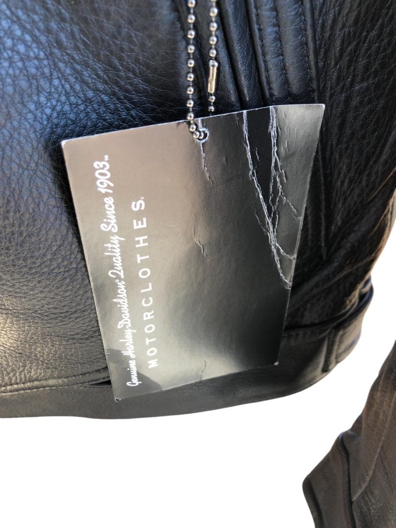 新品 Harley-Davidsonフード付きライダースレザージャケット M