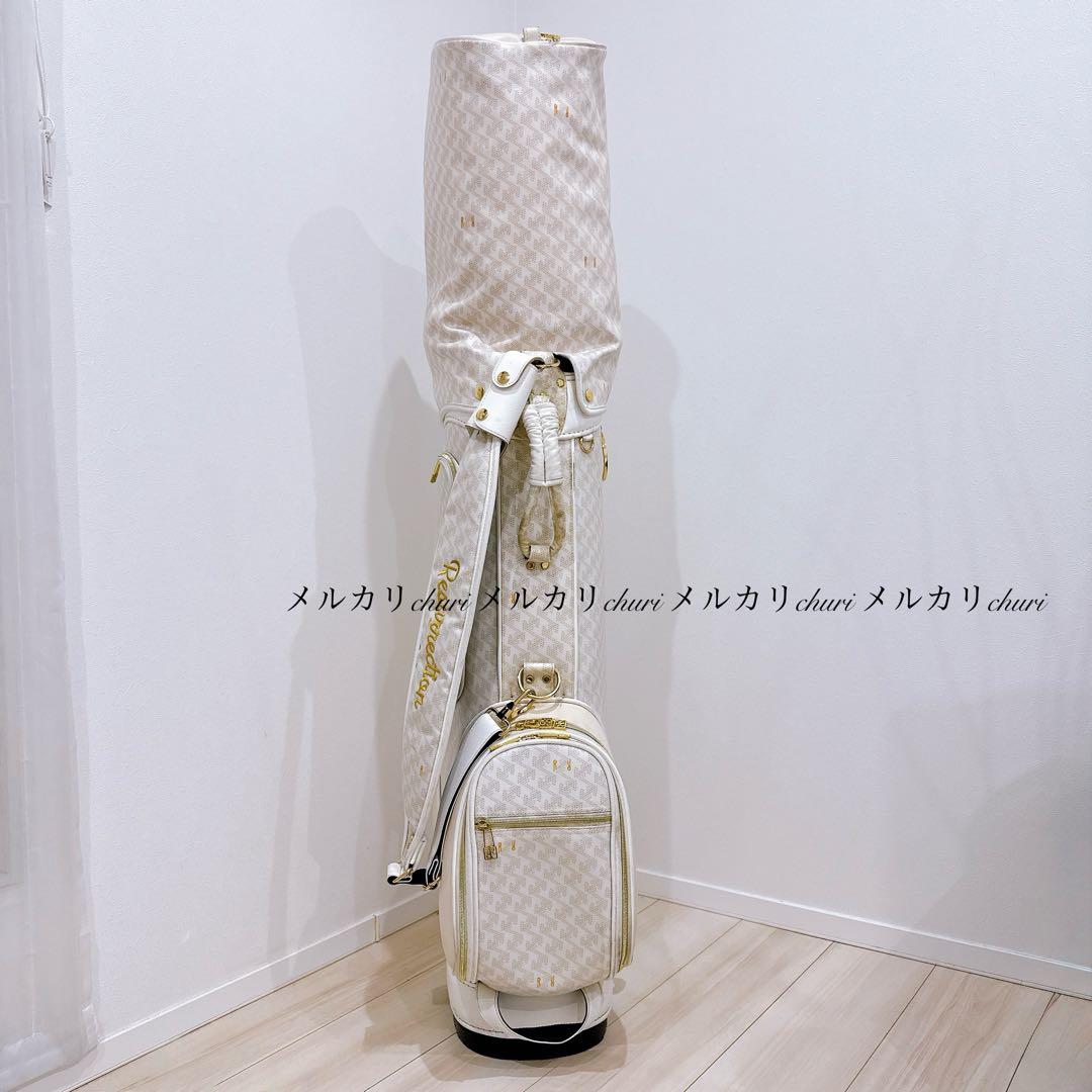 希少完売品【レザレクション】ラリーナ キャディバッグ サンドホワイトキャディー