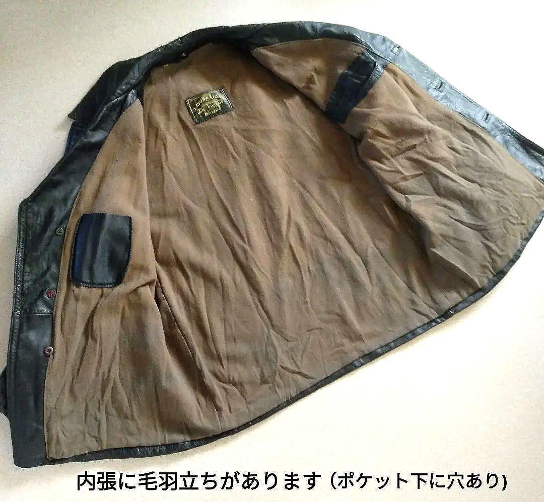 限界最終価格60s Vintage イタリア警察 レザージャケット カーコート