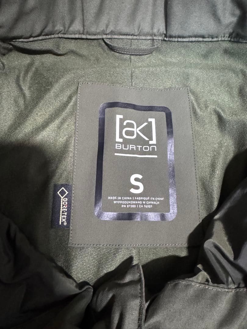 【タグ付属】Burton ak Women's 上下ウェアセット Sサイズ