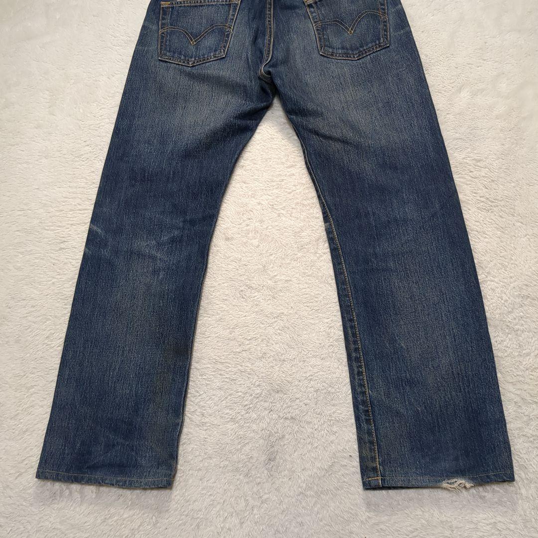 ✨キムタク！濃紺！w30✨LEVI'S 501 08501フィリピン製 鬼ヒゲ