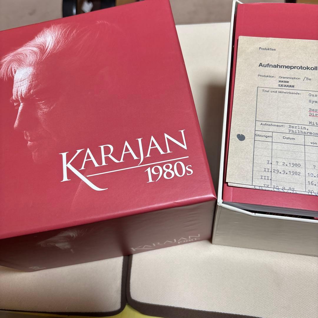 KARAJAN 1980s 限定版ボックスセットCD78枚組。
