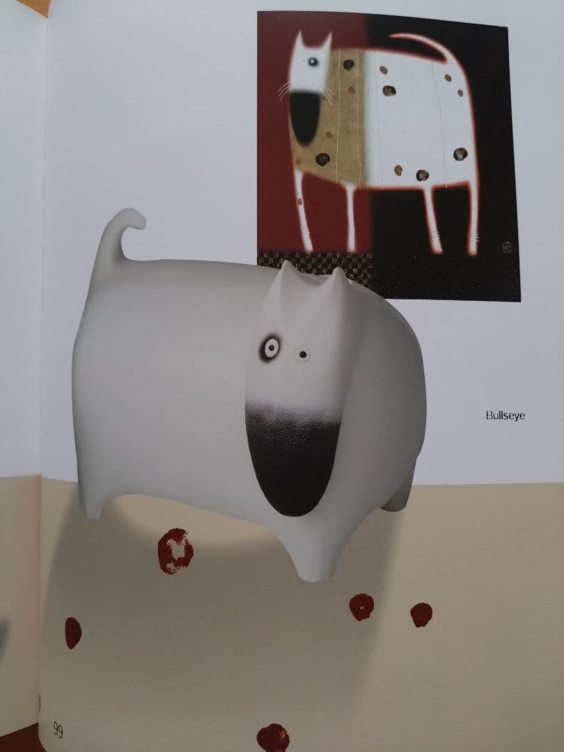 アート画集　猫・犬ゴヴィンダー・ナズラン作品集サインあり