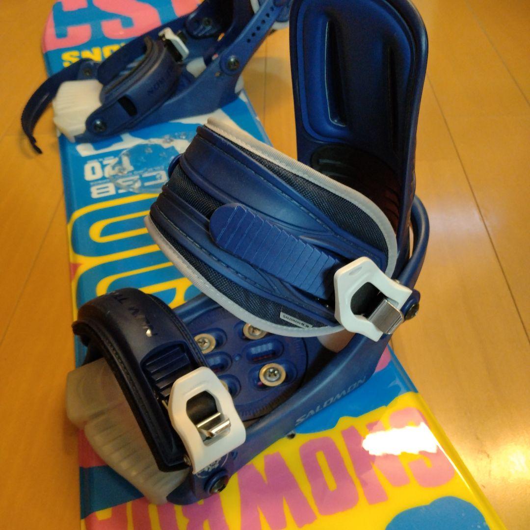 CSB ジュニア スノーボードセット 120 サロモン ビンディング付き キッズ