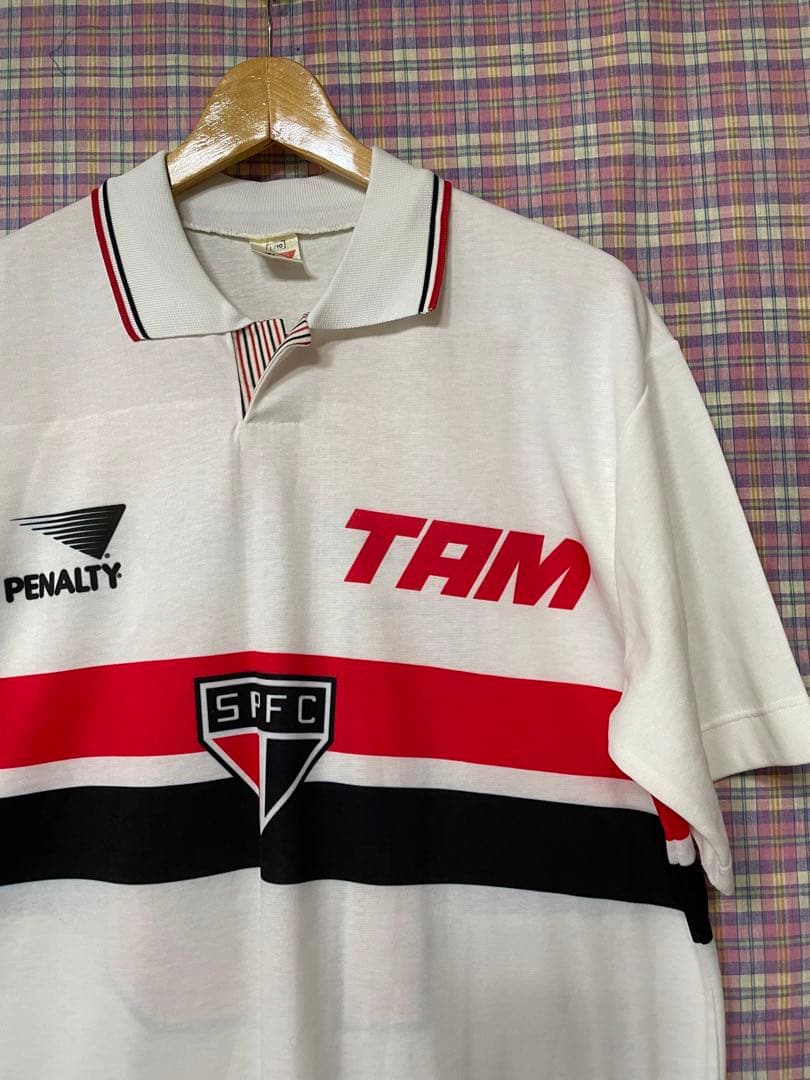 ブラジル製サンパウロFC◼️90sビンテージ・サッカー・ゲーム・シャツ