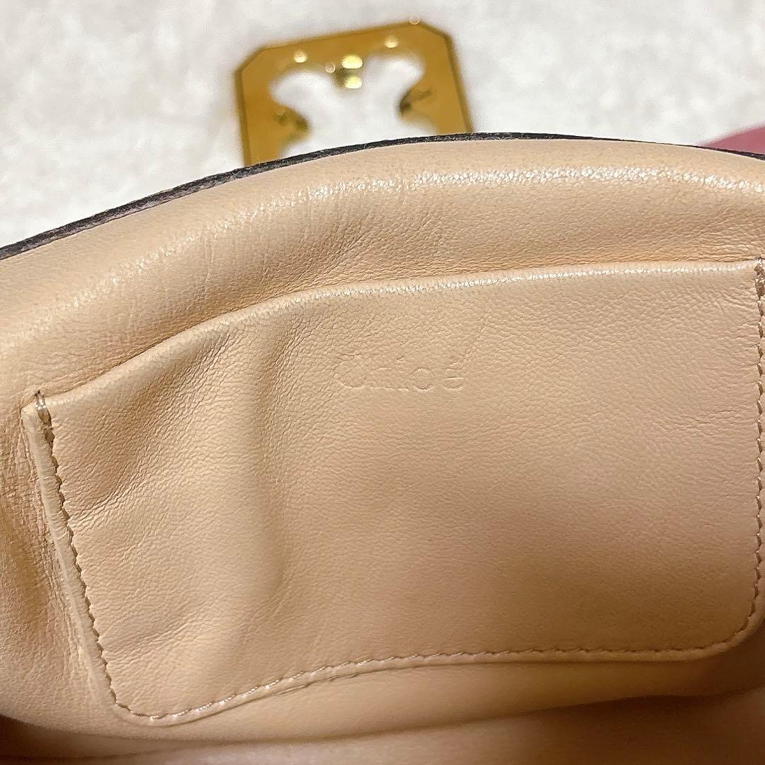 Chloe（クロエ） エルシー チェーンショルダーバッグ ピンク