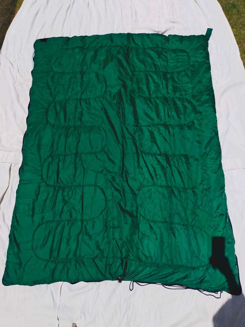 シュラフ フィールドビレッジ アウトドア 寝袋 封筒型シェラフ 2個セット