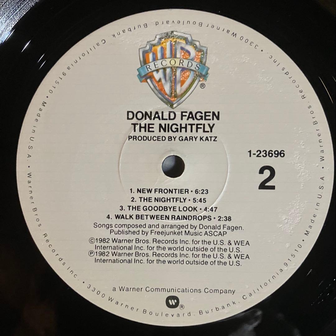 US盤 Donald Fagen / The Nightfly レコード