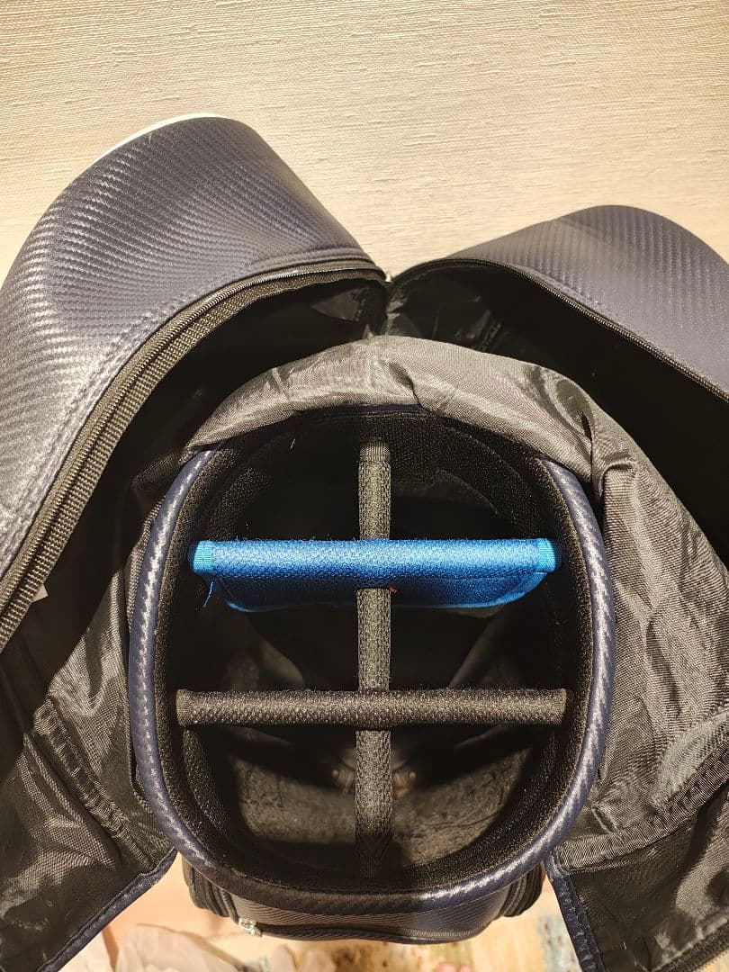 【値下げ】Munsingwear キャディバッグ 青/白