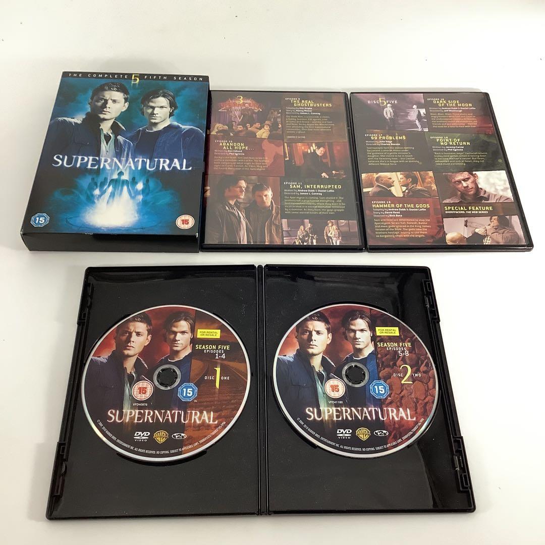 海外版DVD　スーパーナチュラル 第5シーズン　　　　　　　　　　3FDS