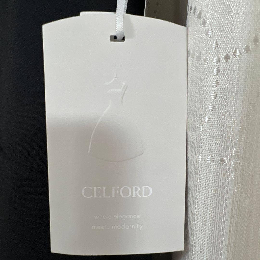 お値下げしました！新品未使用　CELFORD パールベスト　ジレ　ブラック