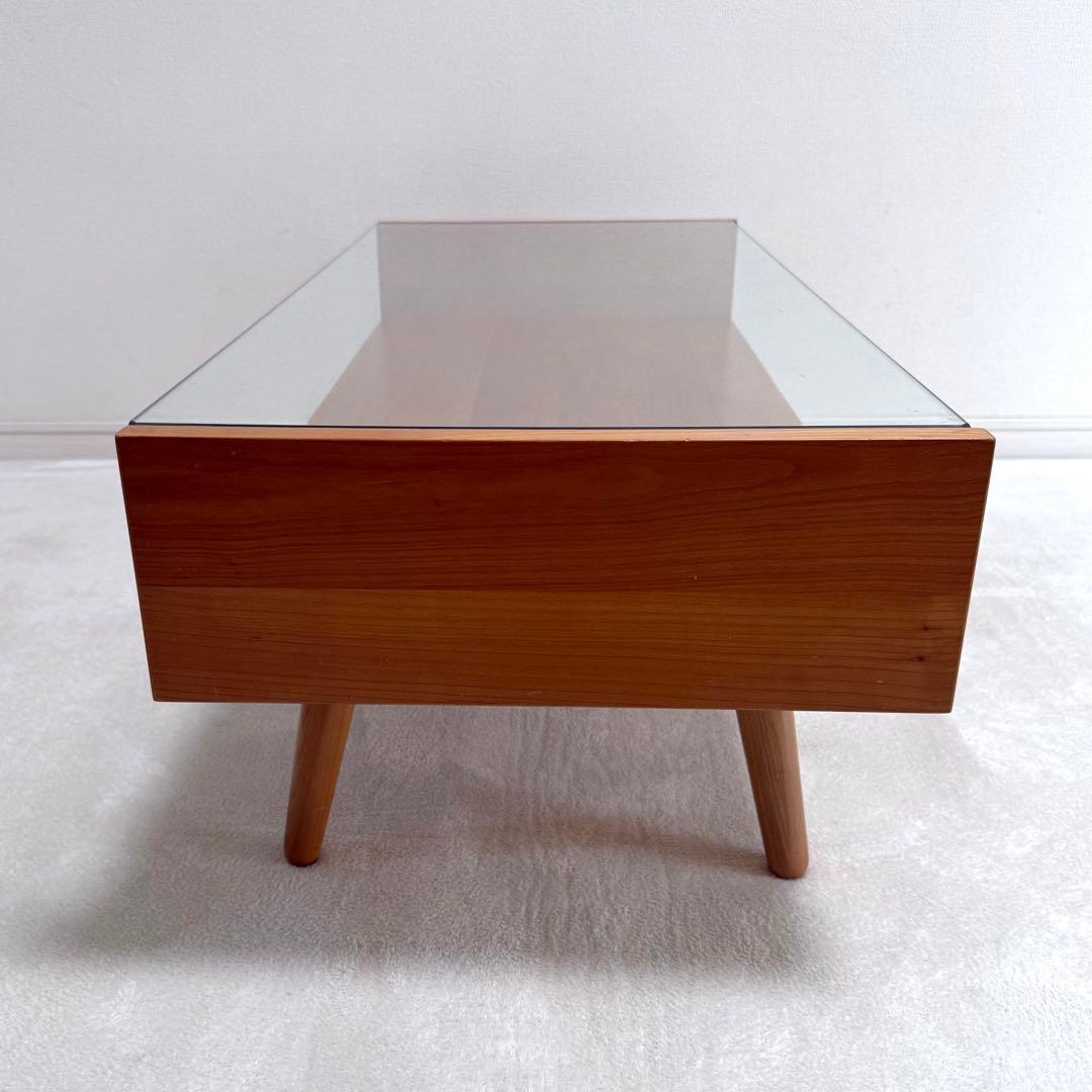 ウニコ　ガラステーブル ECCO センターテーブル　北欧スタイル　廃盤　W100