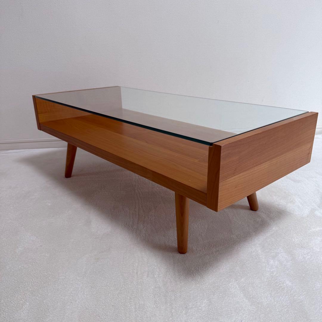 ウニコ　ガラステーブル ECCO センターテーブル　北欧スタイル　廃盤　W100