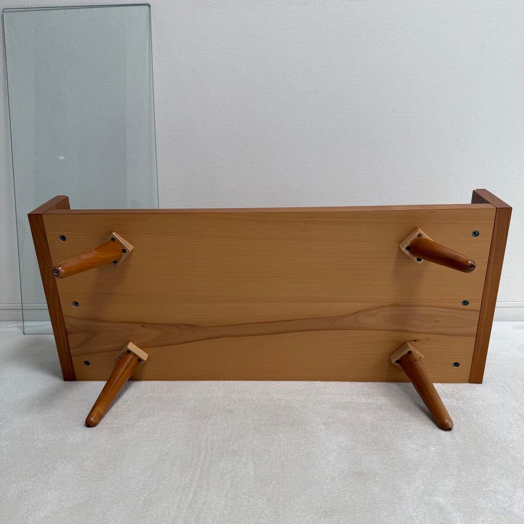 ウニコ　ガラステーブル ECCO センターテーブル　北欧スタイル　廃盤　W100