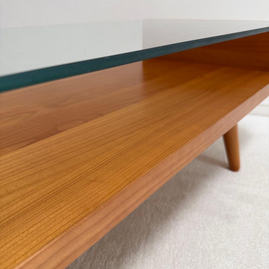 ウニコ　ガラステーブル ECCO センターテーブル　北欧スタイル　廃盤　W100