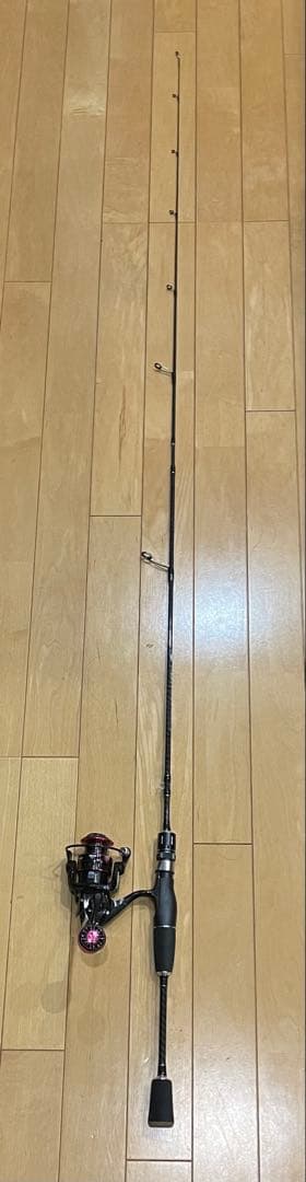 釣りセット2ピースロッド（168㌢）&1000番リール・ダイワ月下美人ワーム他付