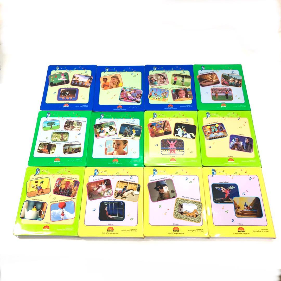 Disney's WORLD OF ENGLISH DWE DVD 36本セット