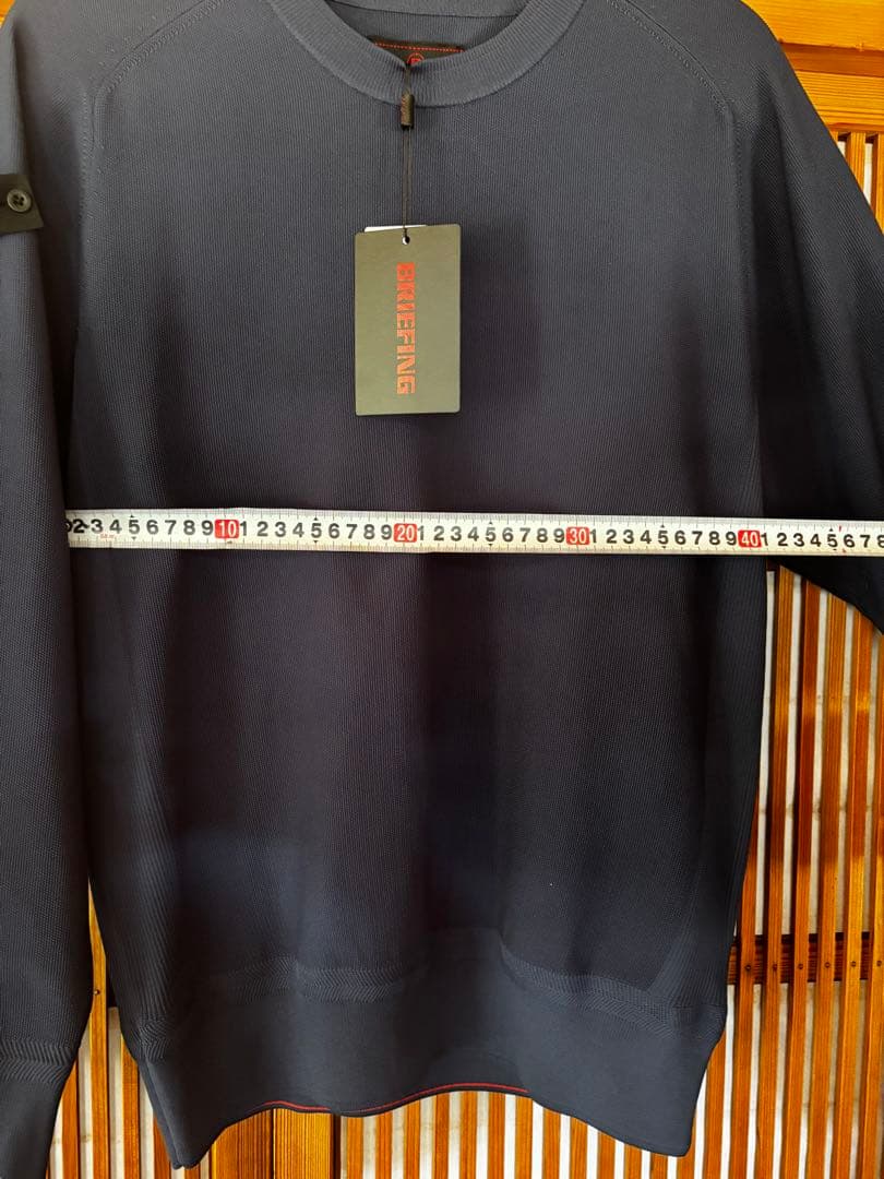 BRIEFING ネイビー 長袖セーター