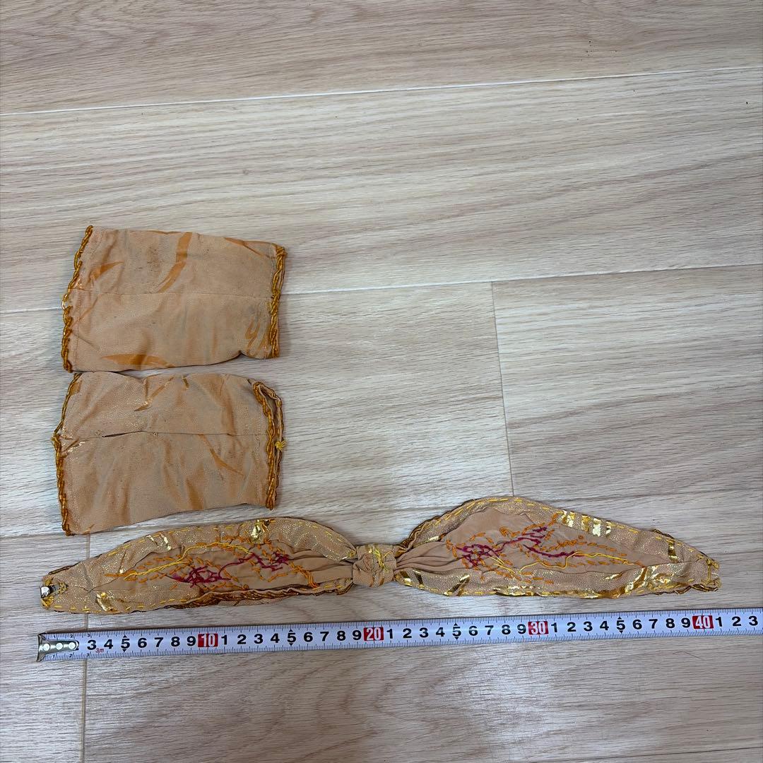 ベリーダンス セットアップ ビーズ刺繍付き　衣装　Queen エジプト製