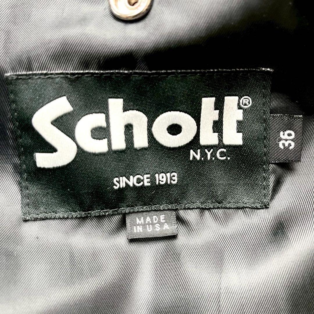 ◆極美品/最新◆SCHOTT 288us ダブルライダース　レザージャケット