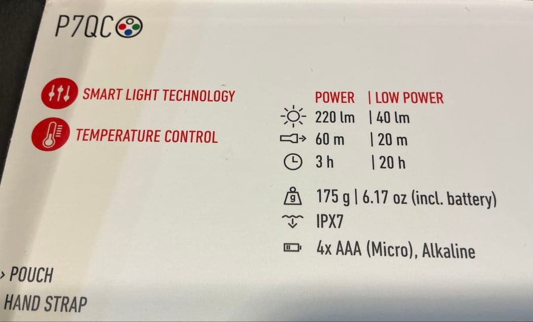 レッドレンザー　P7QC 4色LED【未使用品】
